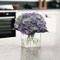 16" Periwinkle Hydrangea Flowers - Faux Blooms, Glass Vase with Water Look, Elegant Home & Office Decor, Event Centerpiece - Perfect Year-Round Accent, Floral Home by Artificial Flowers
